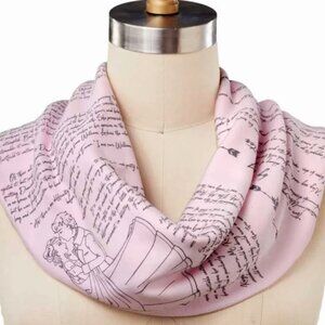 Storiarts pink Emma infinity scarf